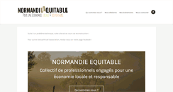 Desktop Screenshot of normandie-equitable.org