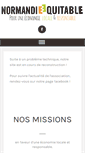 Mobile Screenshot of normandie-equitable.org